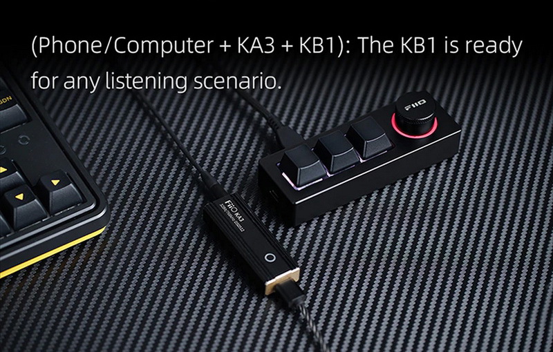ขาย FiiO KB1 คีย์บอร์ด Mechanical สำหรับเครื่องเสียง ตั้งมาโครได้ ประกันศูนย์ไทย