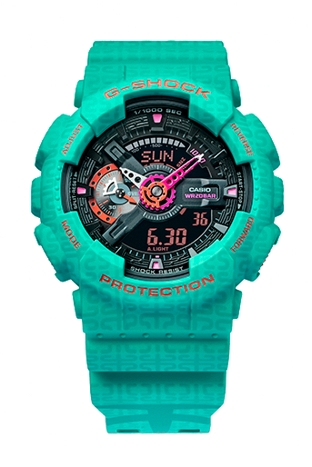 นาฬิกา Casio G-SHOCK Limited 3ก๊ก - The Five Tiger Generals series รุ่น GA-110SGG-3A "กวนอู" ของแท้ รับประกัน1ปี