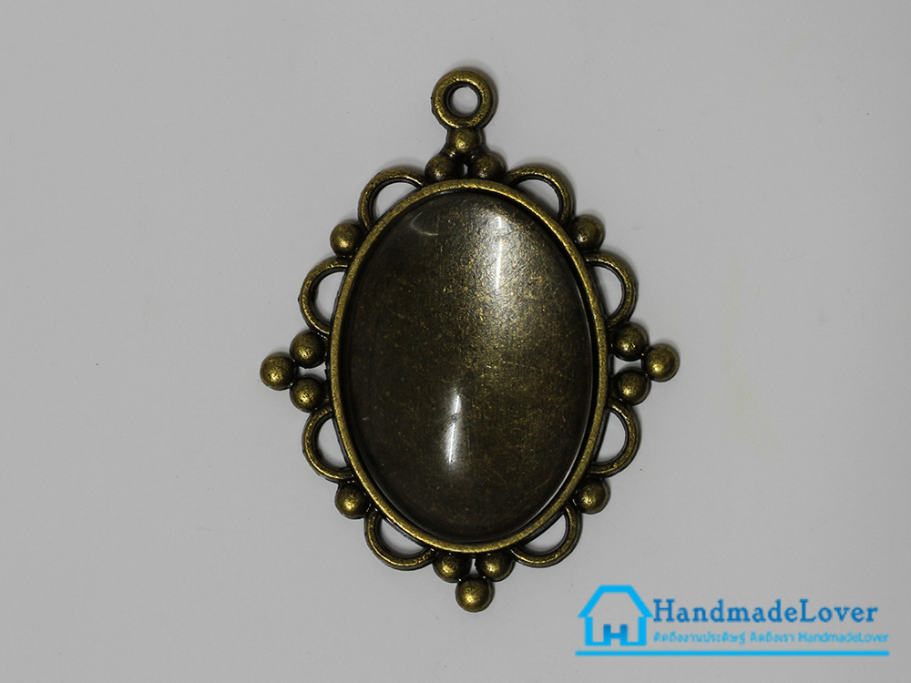 เรชิ่นใส รูปวงรี ขนาด 25 * 18 มม.