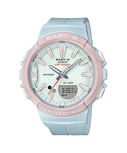 นาฬิกา Casio Baby-G for Running รุ่น BGS-100SC-2A (Pony Unicorn สีฟ้า-ชมพู) ของแท้ รับประกัน1ปี