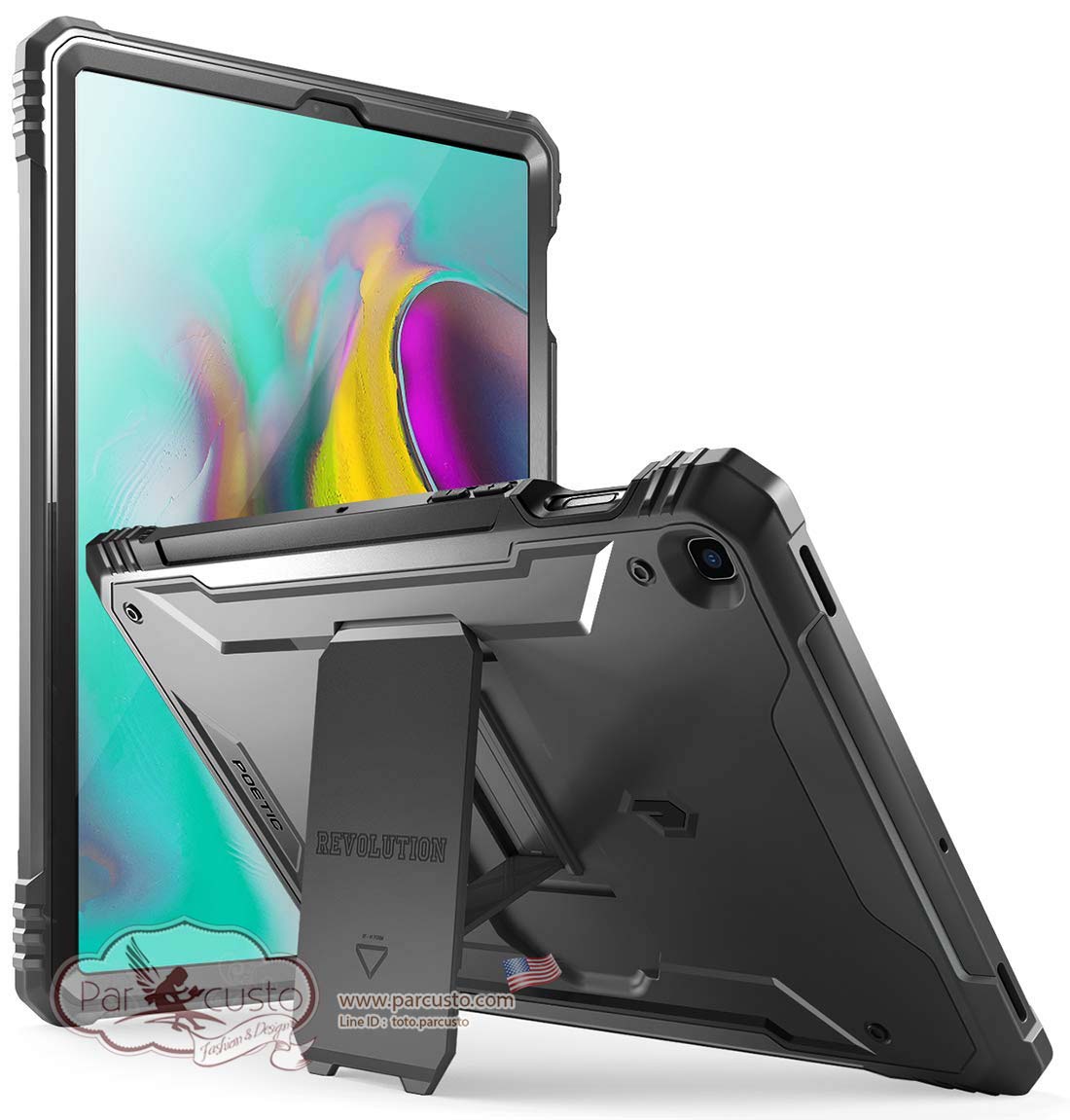 เคสกันกระแทก Samsung Galaxy Tab S5E 10.5" [Revolution] จาก Poetic [Pre-order USA]