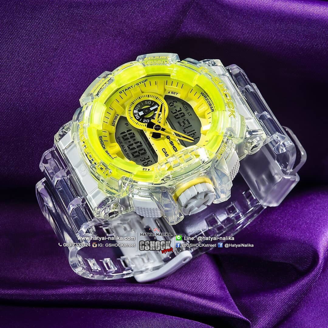 นาฬิกา Casio G-Shock Special color SKELETON series รุ่น GA-400SK-1A9 ของแท้ รับประกัน1ปี