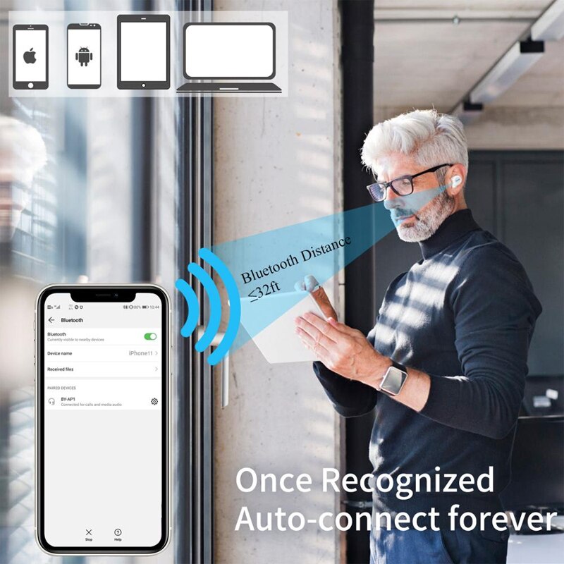 ขาย BOYA BY-AP1 หูฟัง True Wireless รองรับ Bluetooth5.0 , IPX4