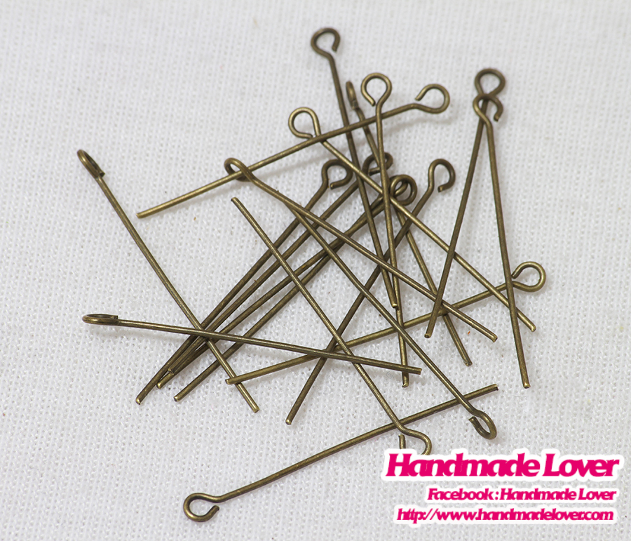 อายพิน สีทองเหลือง ขนาด 4.8 cm. [แพ็ค 100 ชิ้น]