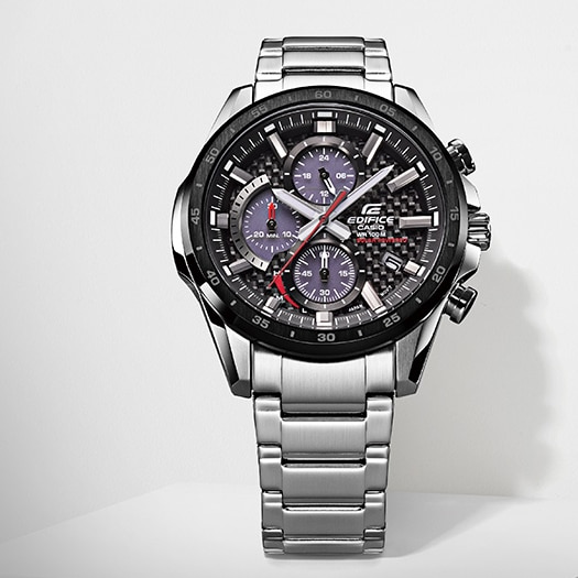 นาฬิกา Casio EDIFICE Solar-Powered CHRONOGRAPH รุ่น EQS-900DB-1AV ของแท้ รับประกัน 1 ปี