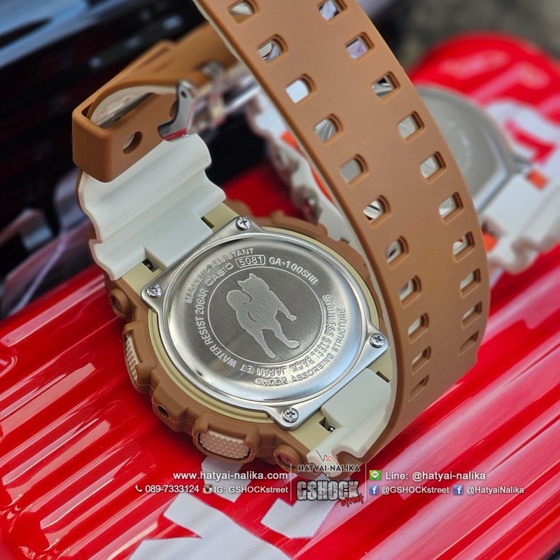 นาฬิกา คาสิโอ Casio G SHOCK Japan Limited Shiba Inu series รุ่น GA-100SHB-5A ของแท้ รับประกัน1ปี