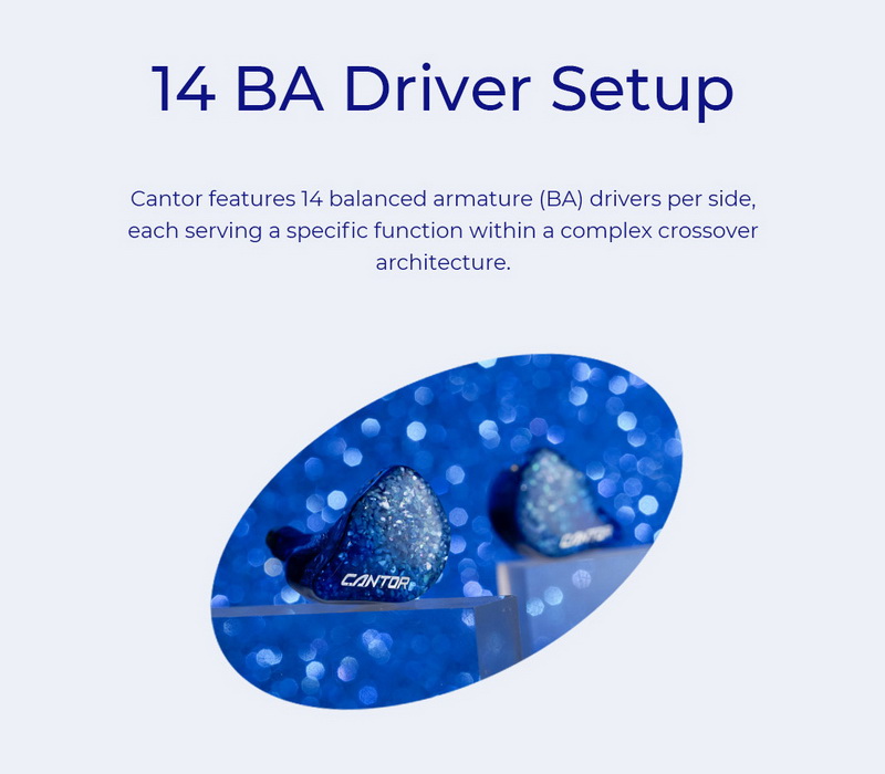 AFUL Cantor หูฟัง IEMs 14 ไดรเวอร์ Balanced ระดับเรือธง เวทีเสียงหลายมิติ ประกันศูนย์ไทย