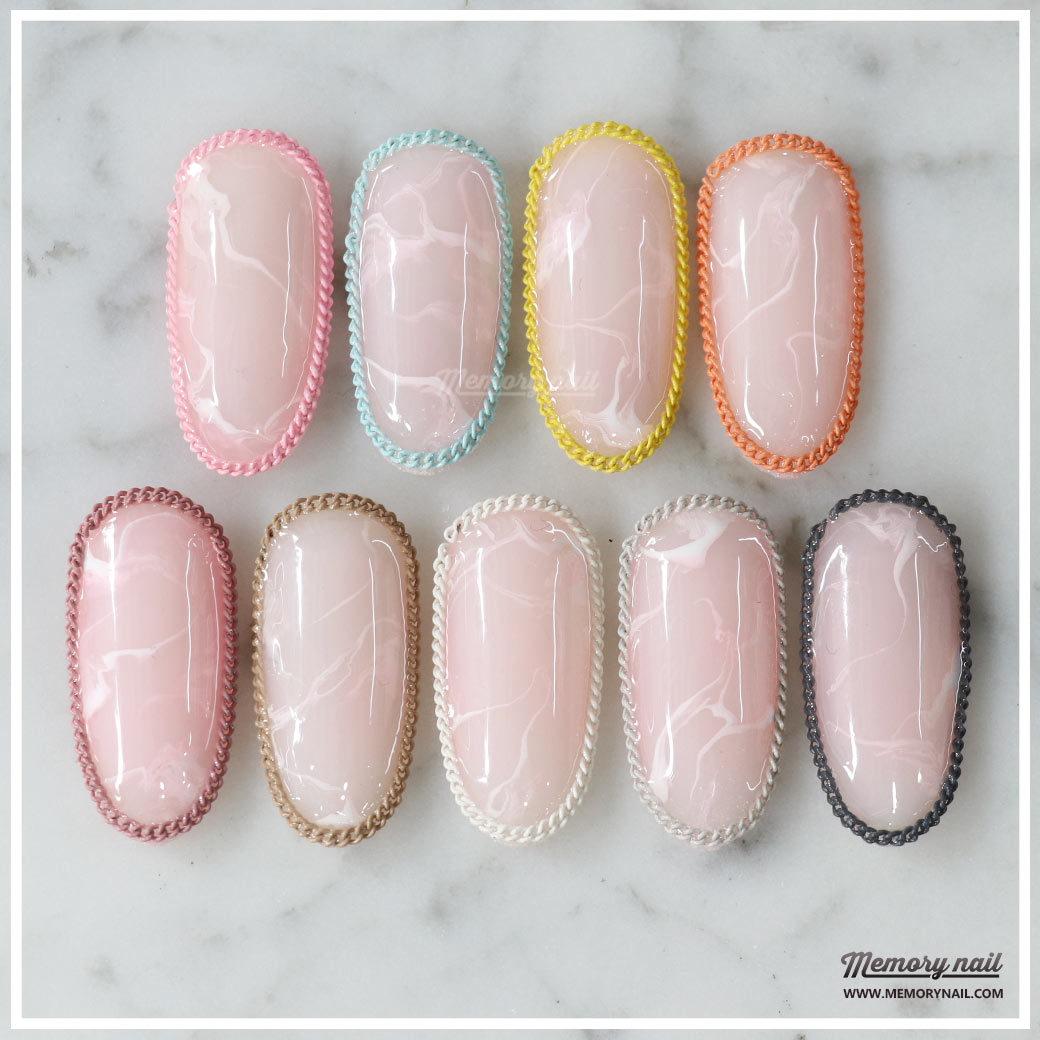 โซ่สีพาทเทล,โซ่ติดเล็บ สีพาทเทล,โซ่ติดเล็บ,โซ่แต่งเล็บ,โซ่ตกแต่งเล็บ