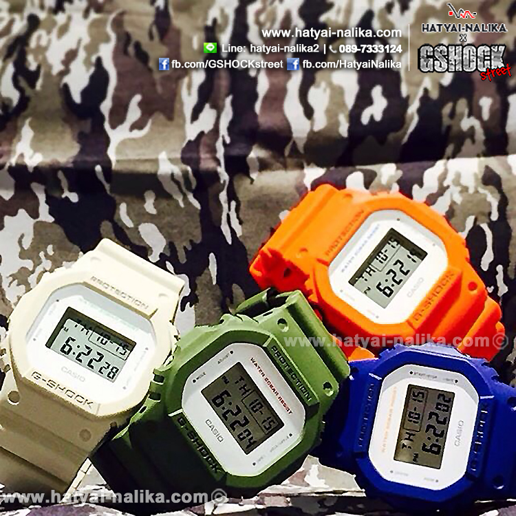 นาฬิกา คาสิโอ Casio G-Shock Military series รุ่น DW-5600M-2 (นำเข้า Japan กล่องหนังญี่ปุ่น) [หายาก ไม่วางขายในไทย] ของแท้ รับประกัน 1 ปี