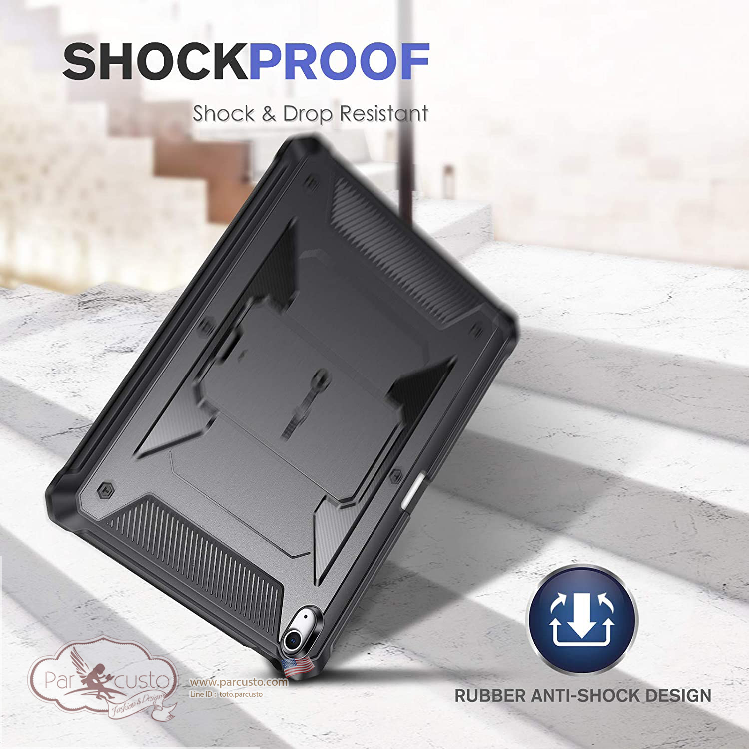 เคสกันกระแทก iPad Air 4th Generation 10.9 Inch 2020 [TUATARA] จาก Fintie [Pre-order USA]