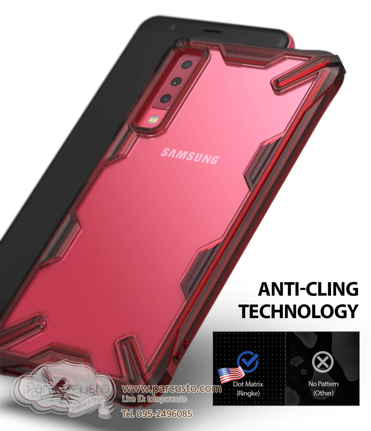 เคสกันกระแทก Samsung Galaxy A7 2018 [ Fusion-X] จาก Ringke [หมด]