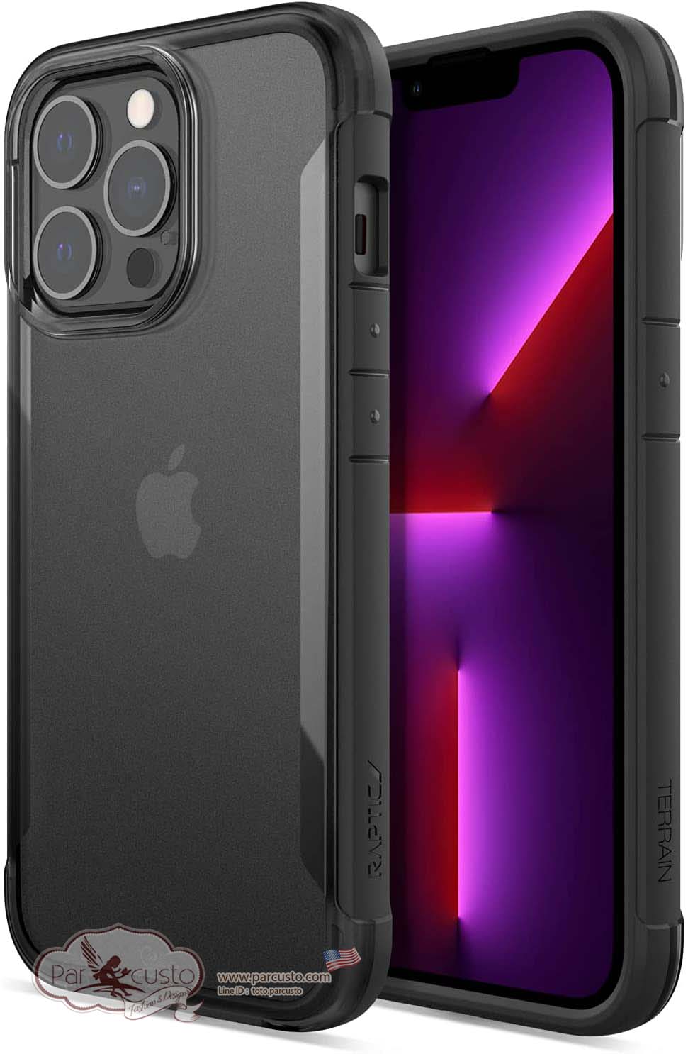 เคสกันกระแทกรักษ์โลกสำหรับ iPhone 13 Pro [Terrain] จาก Raptic [Pre-order USA]