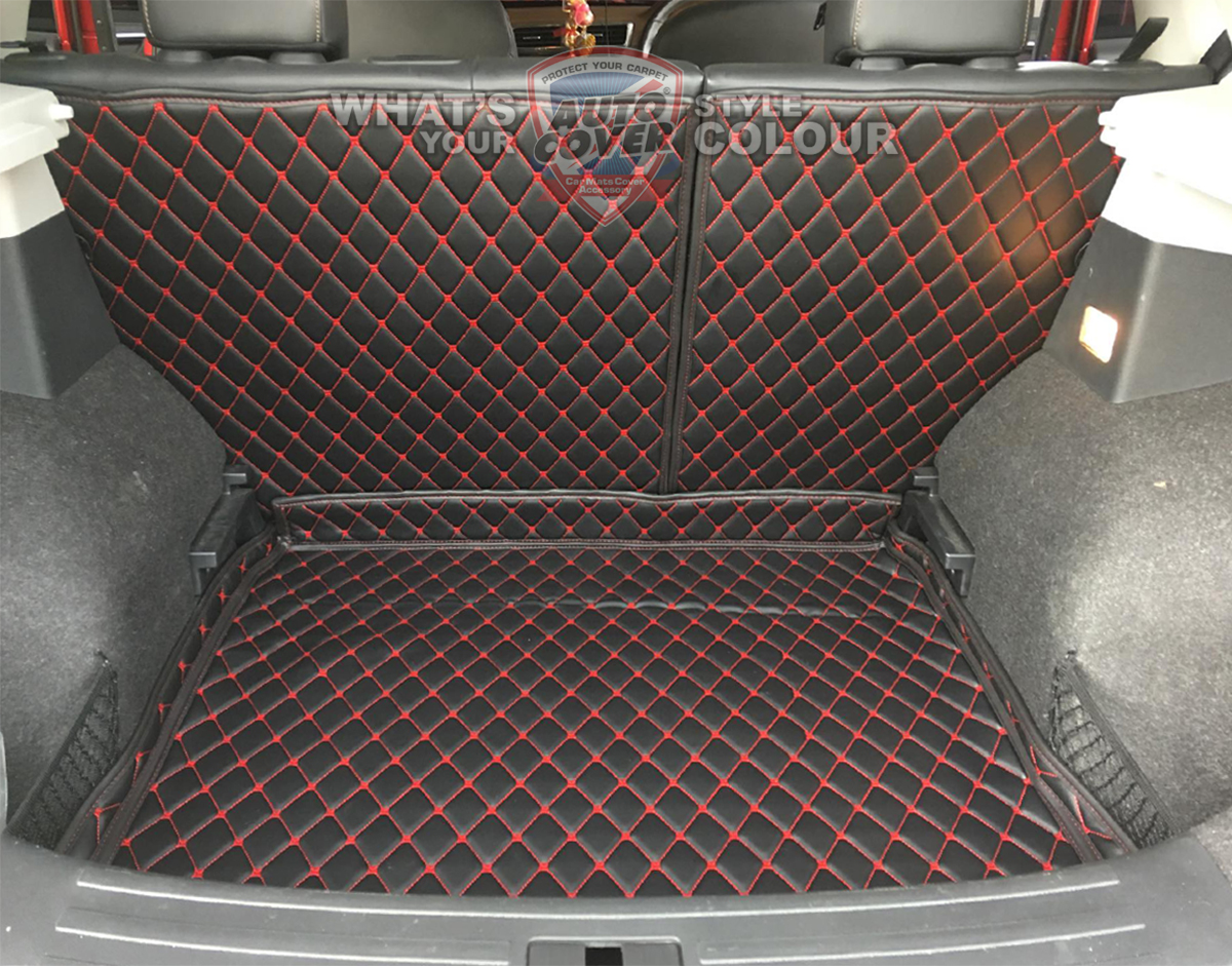 พรมรถยนต์ 6D Leather Car Mat รถ MG ZS ชุดเต็มคัน รวมแผ่นท้ายและหลังพนักพิง จำนวน 6 ชิ้น