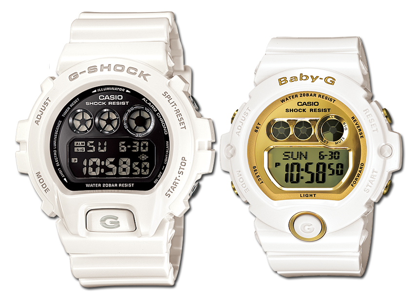 นาฬิกา Casio G-Shock x Baby-G เซ็ตคู่รัก รุ่น DW-6900NB-7 คู่ BG-6901-7 Pair set ของแท้ รับประกัน 1 ปี
