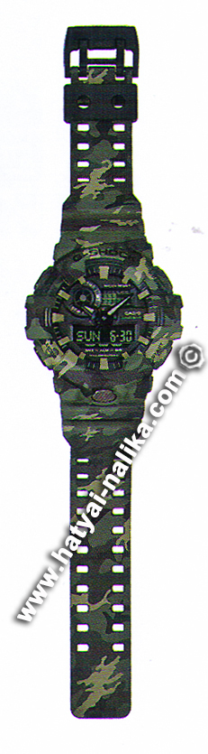 นาฬิกา Casio G-Shock Limited GA-700CM Camouflage series รุ่น GA-700CM-3A (พรางเขียว) ของแท้ รับประกัน1ปี