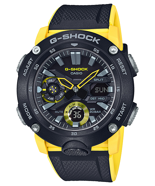 นาฬิกา Casio G-Shock ANALOG-DIGITAL GA-2000 series รุ่น GA-2000-1A9 ของแท้ รับประกัน1ปี