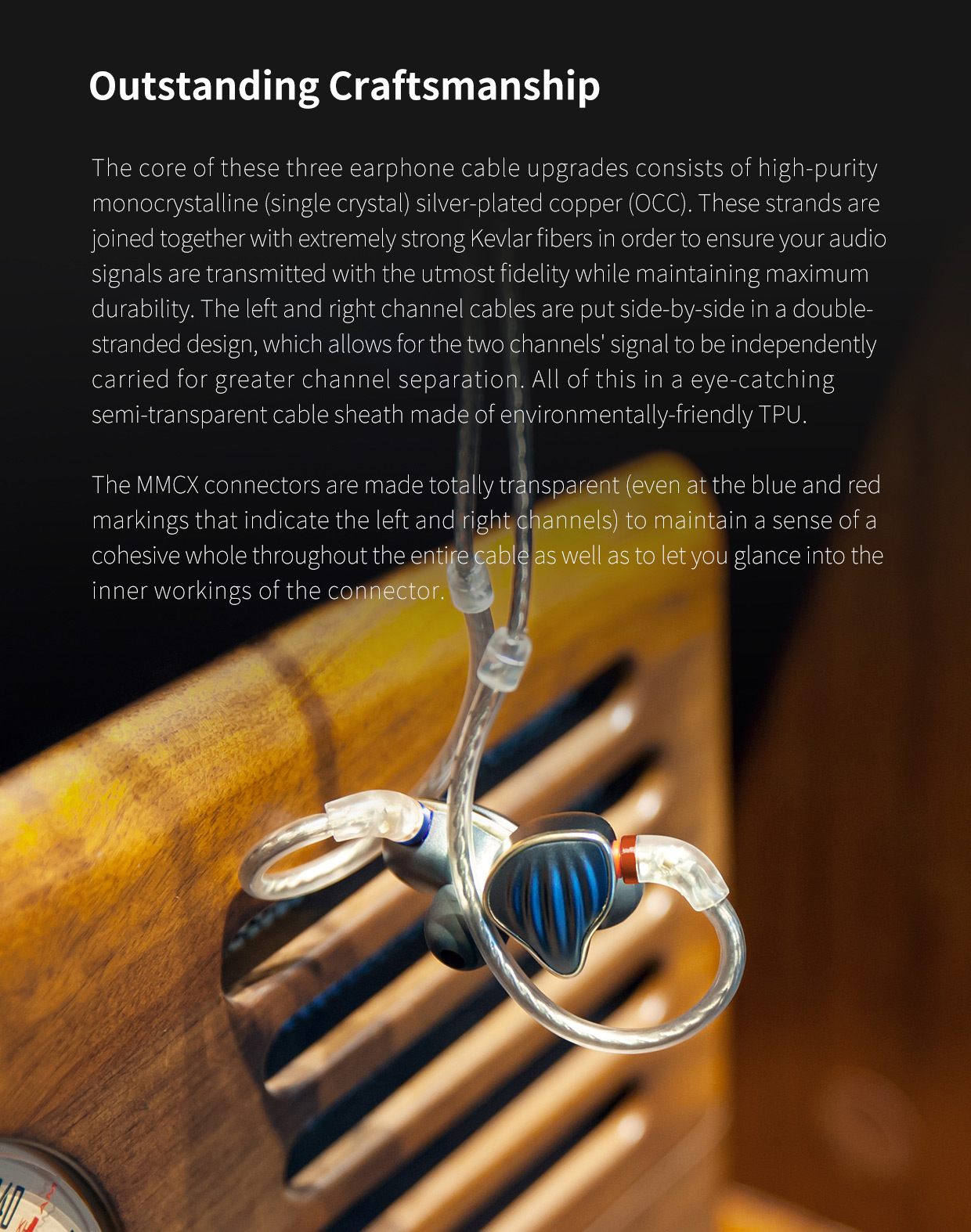 ขาย FiiO LC-3.5B สายอัพเกรดหูฟังขั้ว MMCX สำหรับ Shure/Westone/JVC/FiiO