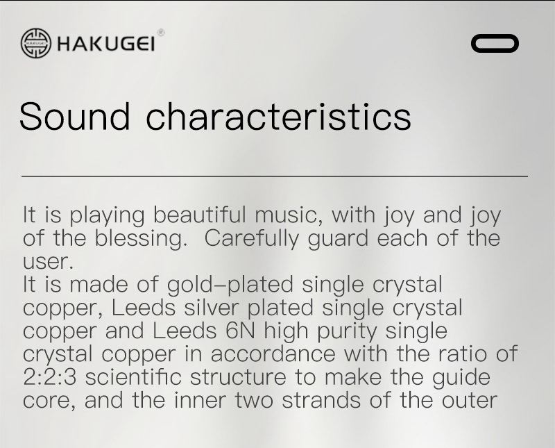 ขาย Hakugei joyful voice Orange สายอัพเกรดหูฟัง Hybrid 3 ธาตุ ระดับเทพ [สีส้ม]