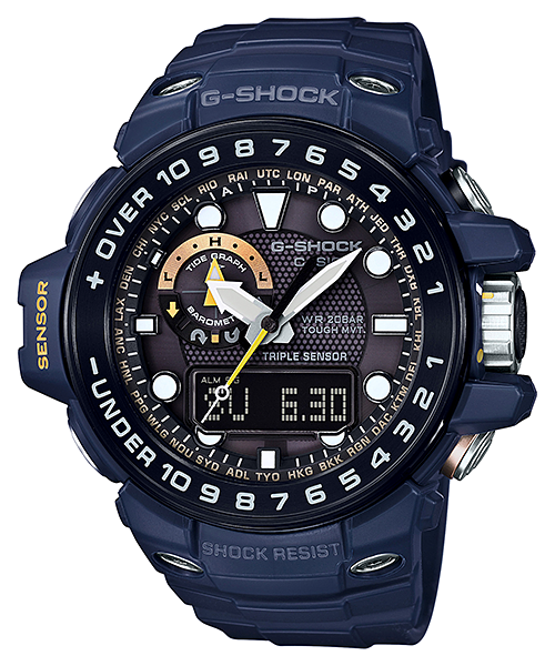 นาฬิกา คาสิโอ Casio G-Shock GULFMASTER 3-sensors Limited Master of G ชุด Master in Navy Blue series รุ่น GWN-1000NV-2A (นำเข้า Japan) ของแท้ รับประกัน 1 ปี