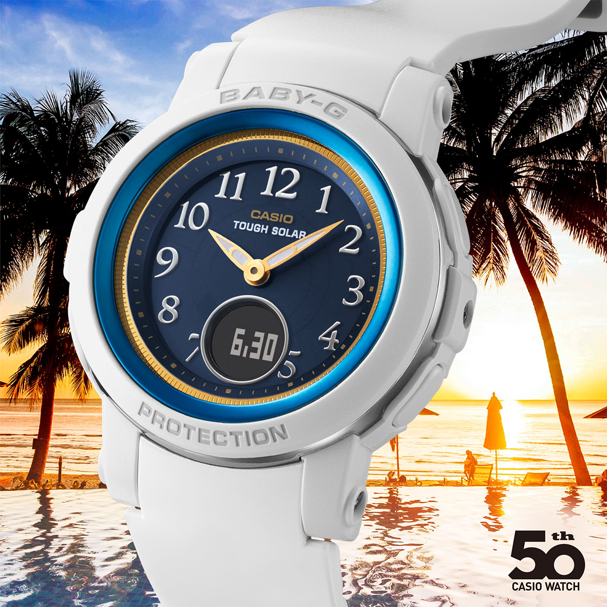 นาฬิกา Casio Baby-G 50TH ANNIVERSARY รุ่น BGA-S290SS-2A ของแท้ รับประกัน1ปี