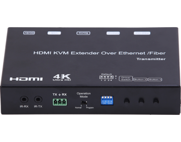 KVM Extender over IP/Fiber 4K HDMI +USB