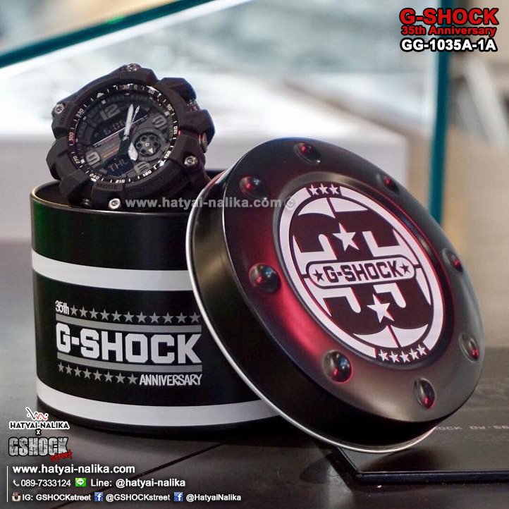นาฬิกา Casio G-Shock 35th Anniversary Limited Edition BIG BANG BLACK series รุ่น GG-1035A-1A ของแท้ รับประกัน1ปี