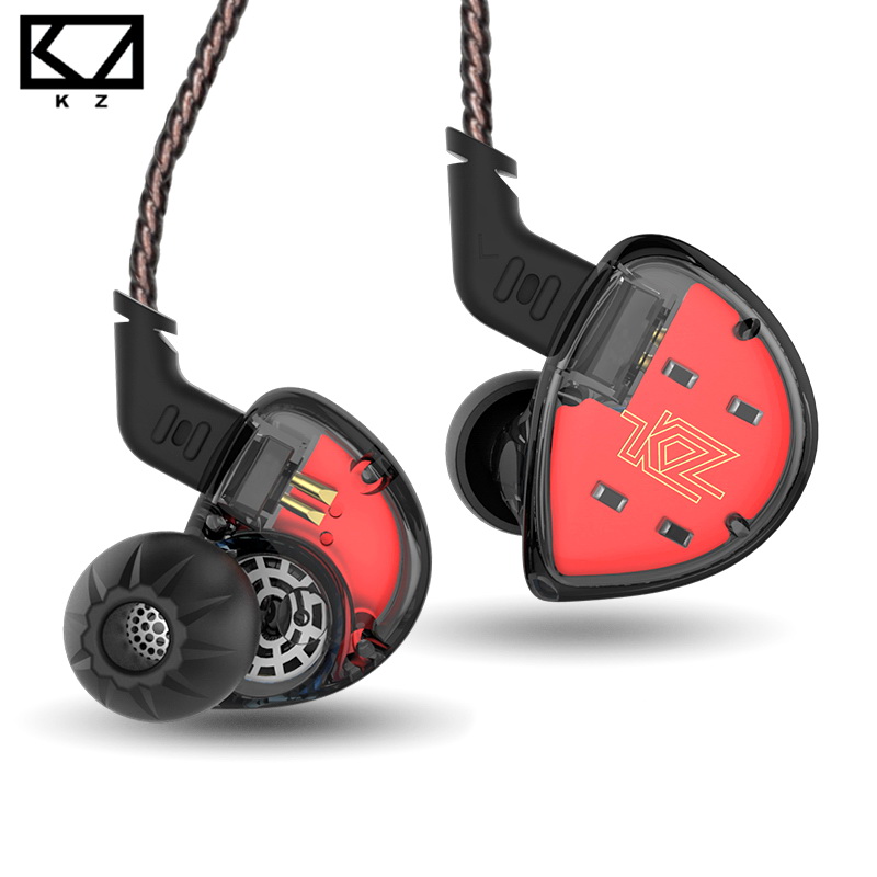 ขาย KZ ES4 หูฟัง Hybrid 2 ไดร์เวอร์ (1BA+1DD) ถอดสายได้