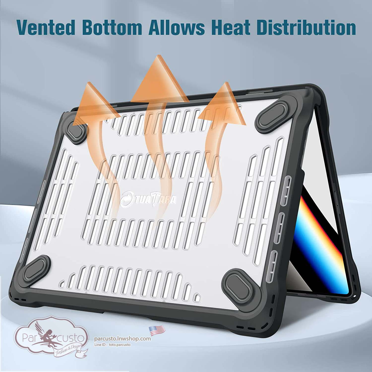 เคสกันกระแทก MacBook Pro 14 Inch A2442 (2021 2022) [Heavy Duty] จาก Fintie [Pre-order USA]