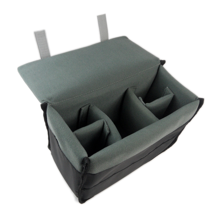 Camera Case Insert ตัวกันกระแทกด้านในกระเป๋ากล้อง DSLR Mirrorless รุ่นฝาปิดบน Two tone
