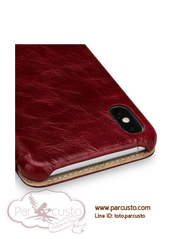 เคสหนังแท้สุดหรู Apple iPhone Xs Max [Cowboy Style] จาก TETDED [Pre-order]