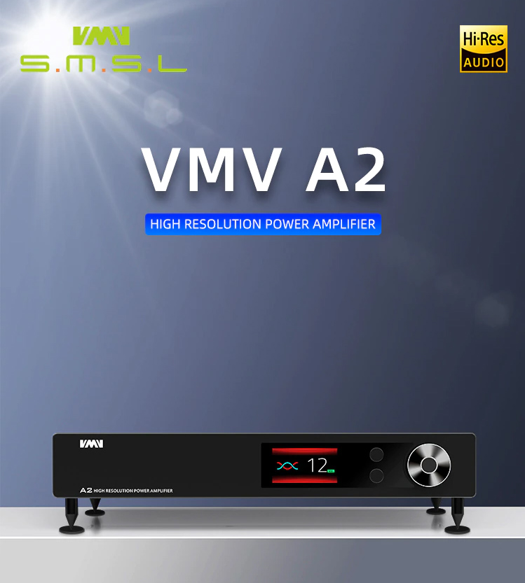 ขาย SMSL VMV A2 แอมป์ตั้งโต๊ะระดับ High-end รองรับ Bluetooth5.0 ประกันศูนย์ไทย