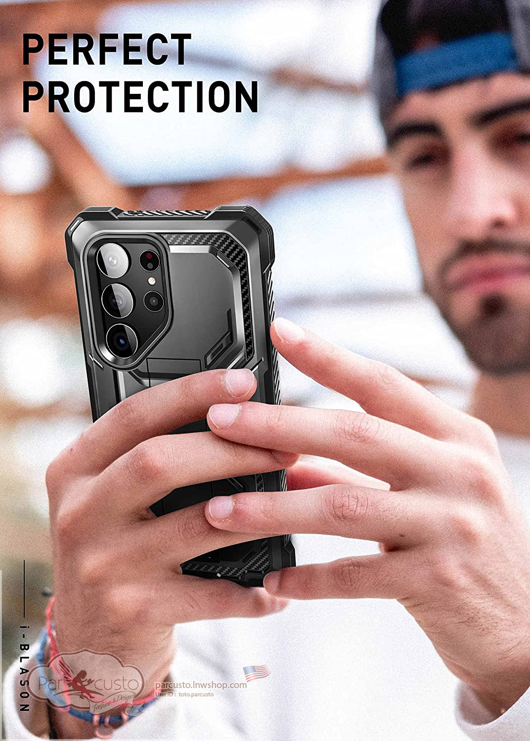 เคสกันกระแทก Samsung Galaxy S23 Ultra [Armorbox] จาก i-Blason [Pre-order USA]