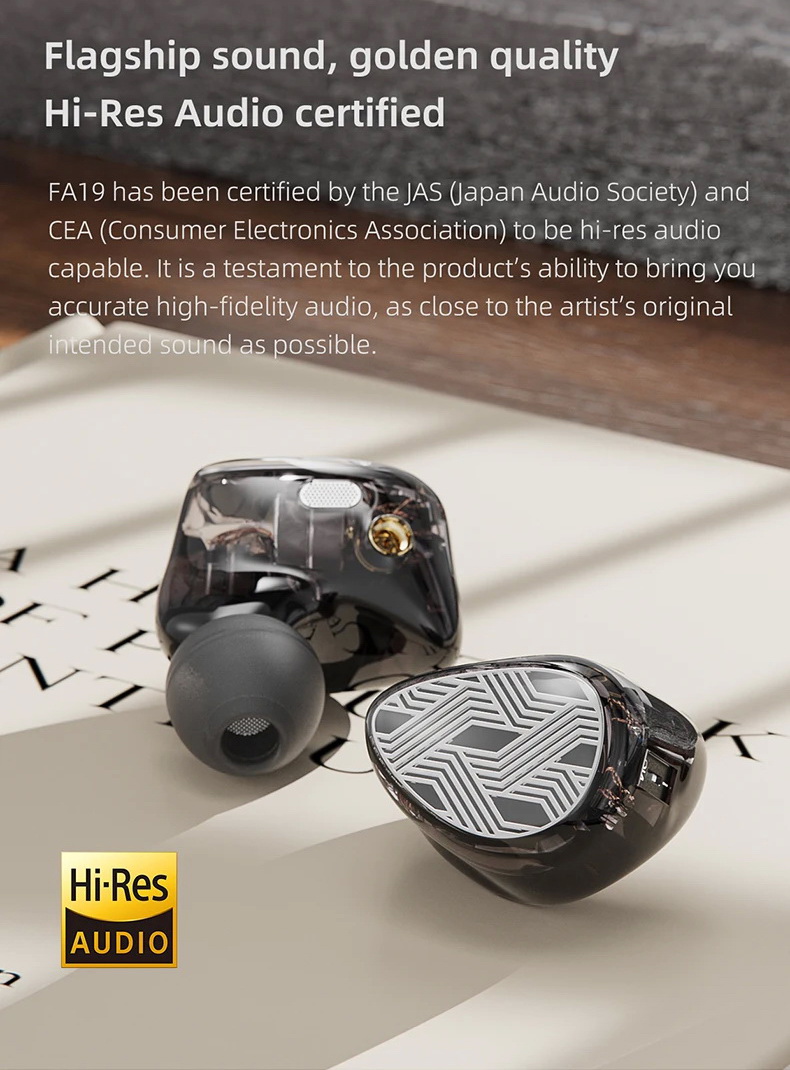 FiiO FA19 หูฟัง 10 BA Driver สำหรับ Gamer จากการจัดอันดับของช่อง Fresh Review Wallhack Tie list