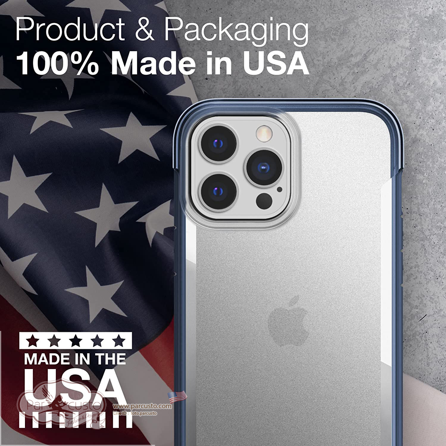 เคสกันกระแทกรักษ์โลกสำหรับ iPhone 13 Pro Max [Terrain] จาก Raptic [Pre-order USA]