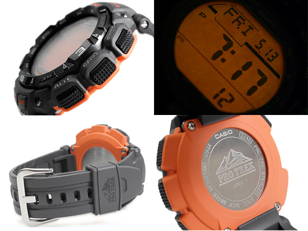 นาฬิกา คาสิโอ Casio PRO TREK DUAL-LAYER LCD (Rare item) รุ่น PRG-240-8ER (EUROPE) หายากมาก