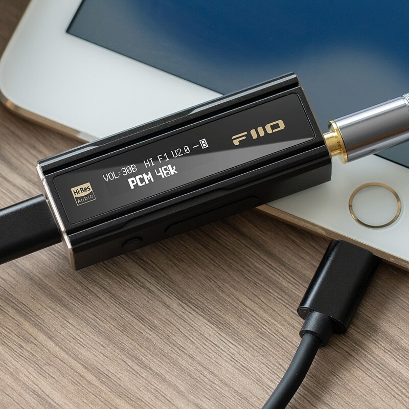FiiO KA5 DAC/AMP พกพา พร้อมจอแสดงผล OLED ประกันศูนย์ไทย