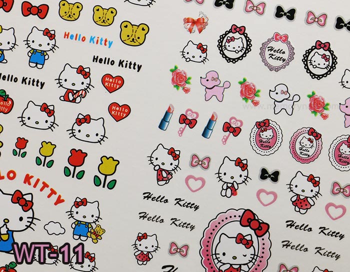 สติ๊กเกอร์ติดเล็บ ลอกลายน้ำ