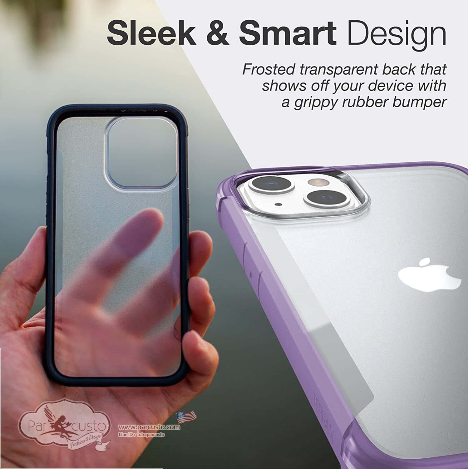 เคสกันกระแทกรักษ์โลกสำหรับ iPhone 13 [Terrain] จาก Raptic [Pre-order USA]