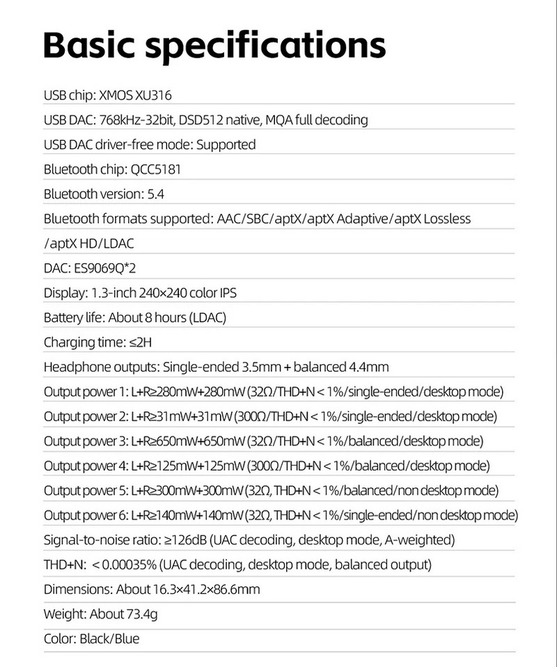 FiiO BTR17 Bluetooth DAC/AMP พกพาชิป ES9069x2+THX AAA 78+ x2 รองรับ MQA Dual Hi-Res ประกันศูนย์ไทย