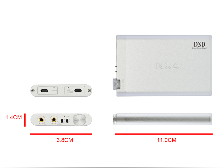 ขาย TOPPING NX4DSD แอมป์พกพากำลังขับสูง ที่มาพร้อม USB DAC ในตัว รองรับทั้ง iOS และ Android