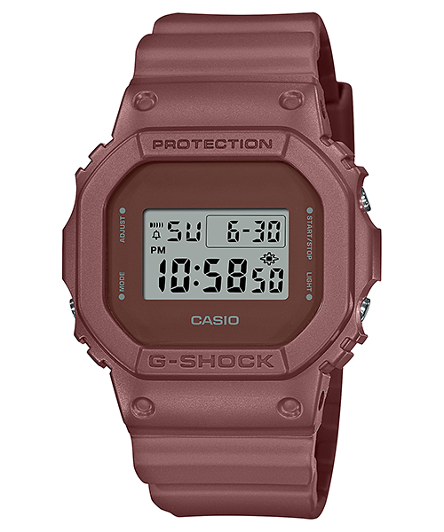 นาฬิกา Casio G-SHOCK Special Color EARTH TONE series รุ่น DW-5600ET-5 (สี Red Brown) ของแท้ รับประกัน1ปี