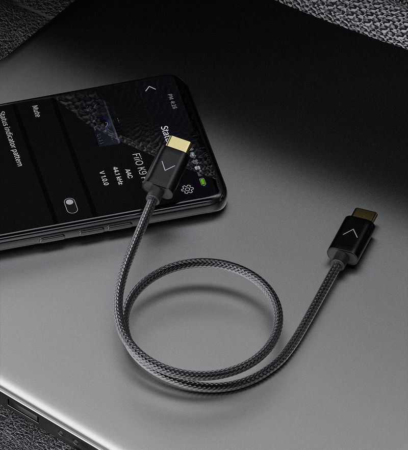 FiiO LT-TC4 สายชาร์จ/สายดาต้า แบบ TypeC เป็น TypeC ยาว 50 เซนติเมตร