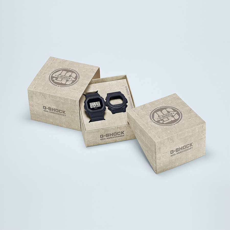 นาฬิกา Casio G-SHOCK 40th Anniversary REMASTER BLACK Limited รุ่น DWE-5657RE-1 (ชุด Box Set) ของแท้ รับประกัน1ปี