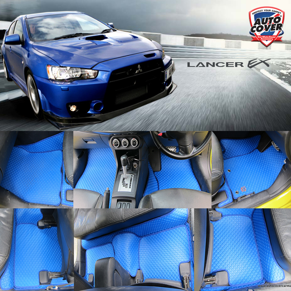 พรมปูพื้นรถยนต์ พรมกระดุม รถ MITSUBISHI LANCER EX ชุดภายในห้องโดยสาร จำนวน 12 ชิ้น