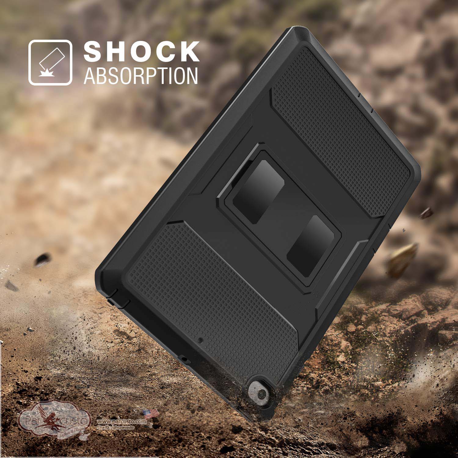 เคสกันกระแทก Apple iPad mini 5 2019 [Heavy Duty] จาก MoKo [เร็วๆ นี้]