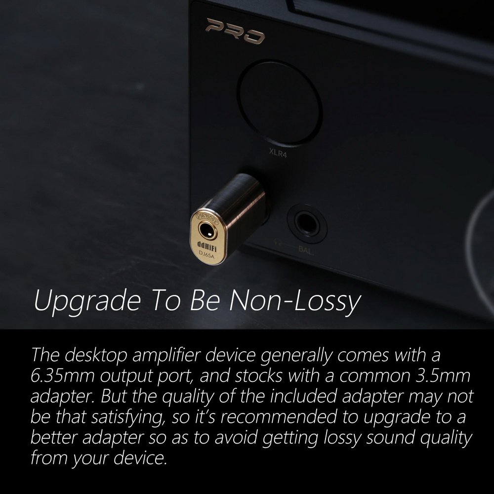 ขาย DD DJ65A แจ็คแปลง 3.5mm เป็น 6.35mm สำหรับ ชุดตั้งโต๊ะ/เครื่องเสียง