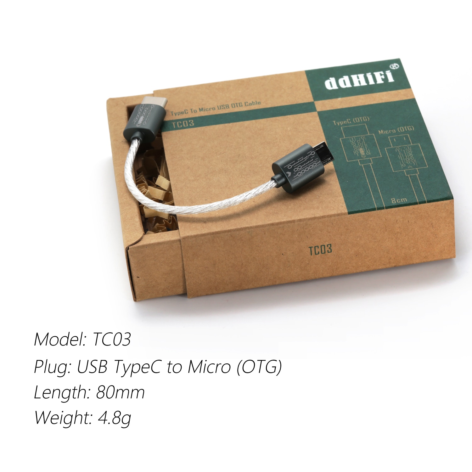 ขาย DD The New TC03 สายแปลง TypeC เป็น Micro (OTG)