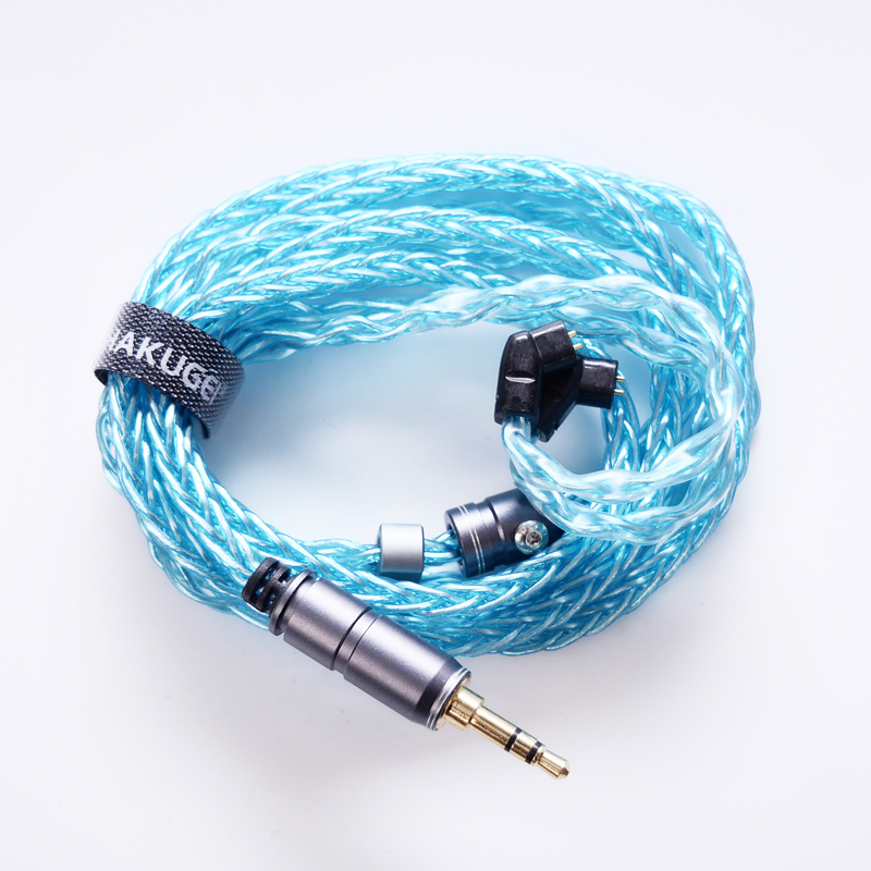 Hakugei Aquamarine สายอัพเกรดหูฟังทองแดง OCC ชุบเงินถัก Litz ระดับเทพ ทำด้วยมือทุกขั้นตอน ประกันศูนย์ไทย [Drizzy Exclusive]