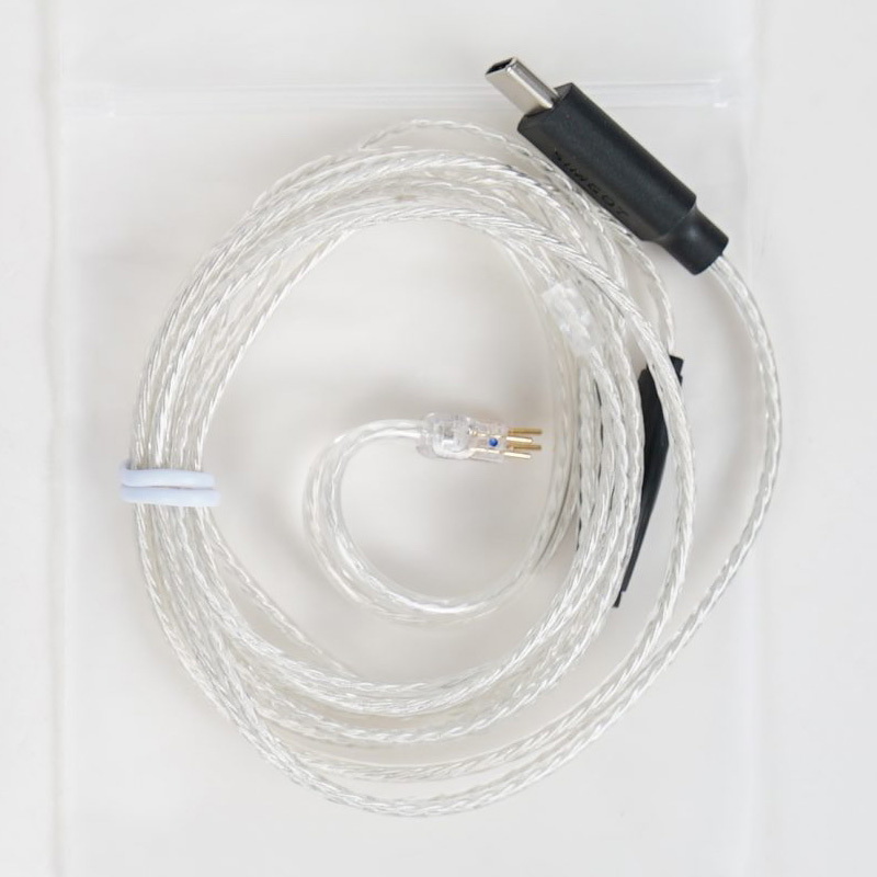 Simgot LC3T สายอัพเกรดหูฟัง OFC ชุบเงิน DAC CX31988 ในตัว ขั้ว 2พิน0.78 ปลั้ก TypeC ประกันศูนย์ไทย