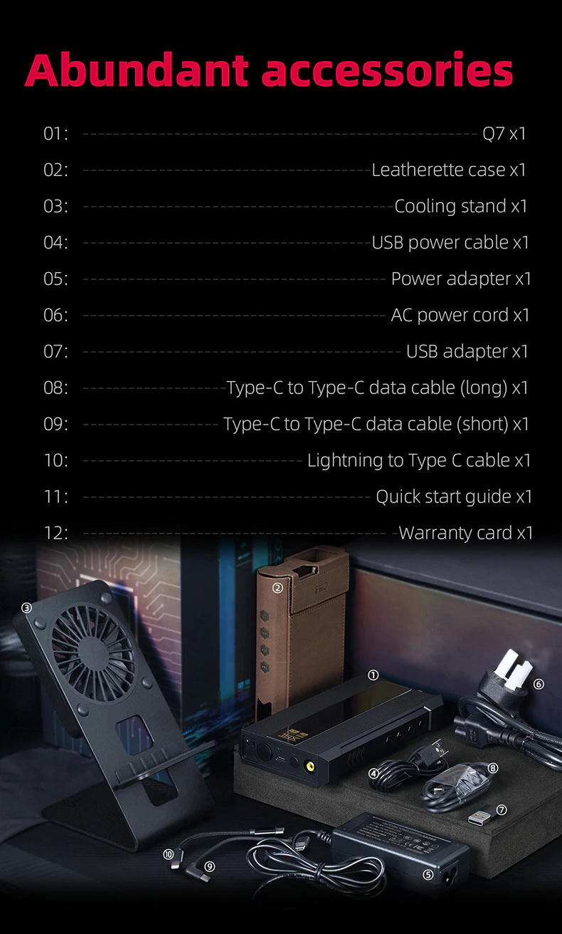 FiiO Q7 Bluetooth DAC/AMP พกพา ระดับเรือธง รองรับ Dual Hi-Res ประกันศูนย์ไทย